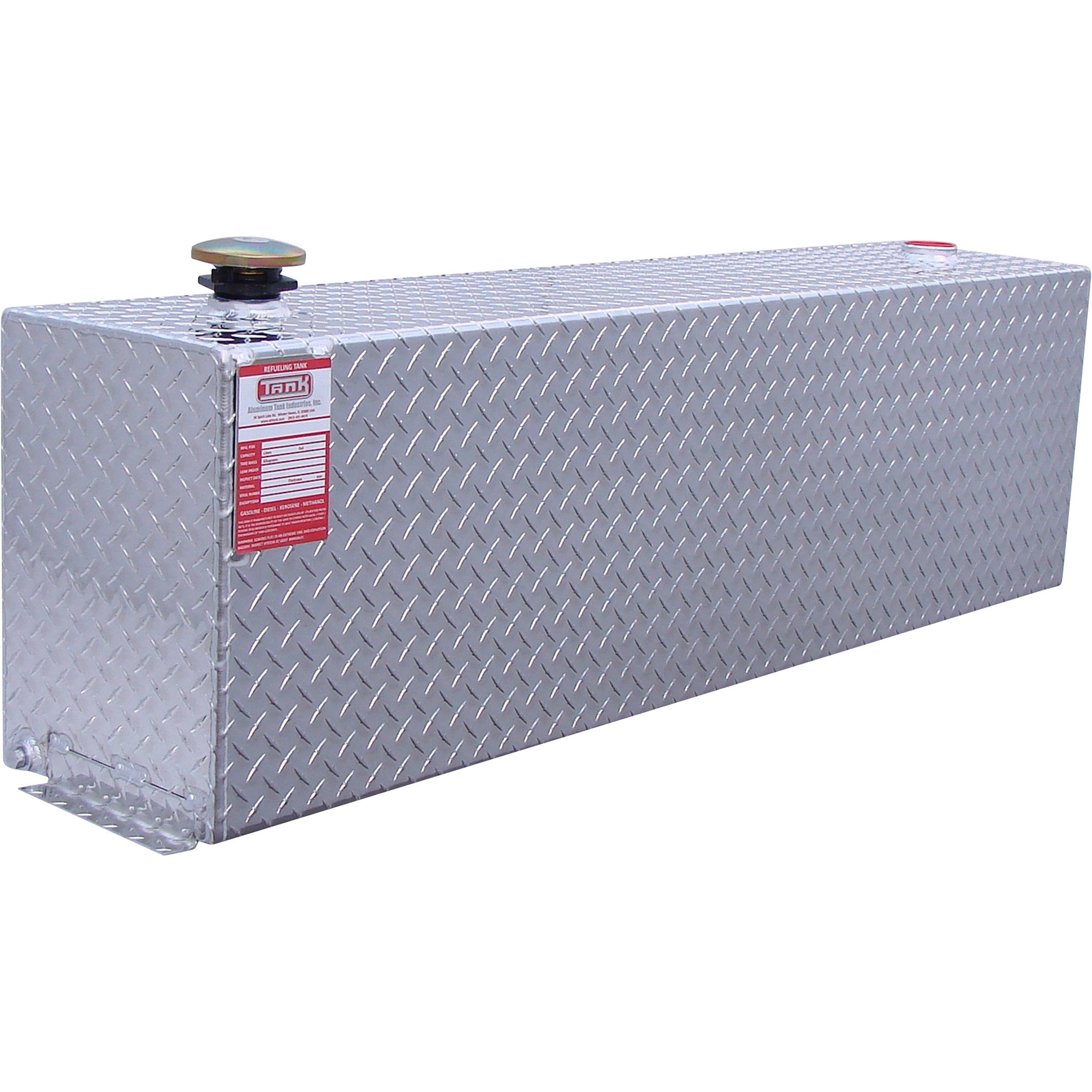 ATI Aluminum Refueling Transfer Tank, 46-Gallon, Rectangular, Diamond Plate